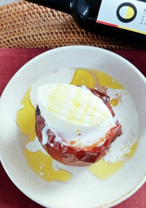 焼きリンゴオリーブオイルがけ-レシピのメイン写真
