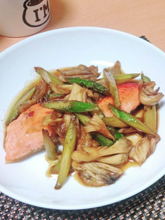 【★】鮭と舞茸のバタポン焼き-レシピのメイン写真