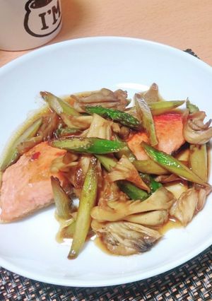 【★】鮭と舞茸のバタポン焼き-レシピのメイン写真