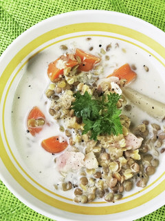 レンズ豆とじゃがいものミルク煮♪-レシピのメイン写真