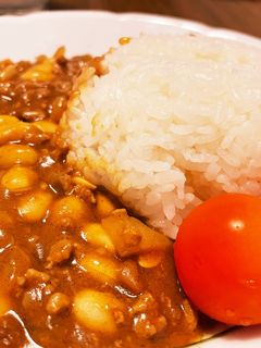 大豆と挽肉のカレー-レシピのメイン写真