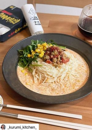 豆乳坦々うーめん-レシピのメイン写真