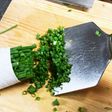 刻んだ野菜 ヘラで簡単