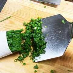 A picture of 刻んだ野菜　ヘラで簡単.