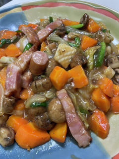 冷凍端材肉類と冷蔵端材野菜のうま煮-レシピのメイン写真