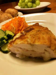 鶏胸肉のチーズハム挟み揚げ-レシピのメイン写真