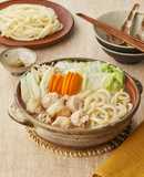 だしうま！鶏肉の白だしうどん鍋