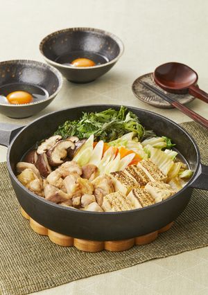 めんつゆで出来る！鶏すき焼き-レシピのメイン写真