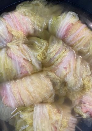 フライパンで簡単ロール白菜-レシピのメイン写真