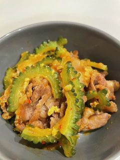 ゴーヤ豚キムチ-レシピのメイン写真
