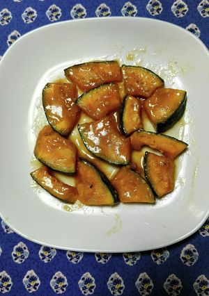 ヨウサマの減塩味噌かぼちゃ-レシピのメイン写真