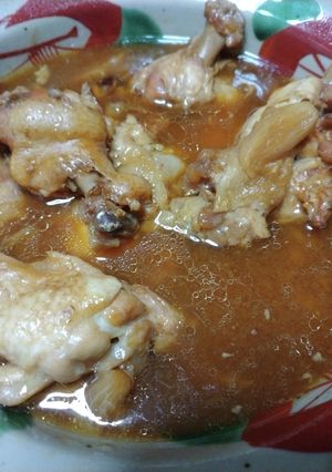 鶏手羽元とジャンボにんにくのほろほろ煮-レシピのメイン写真