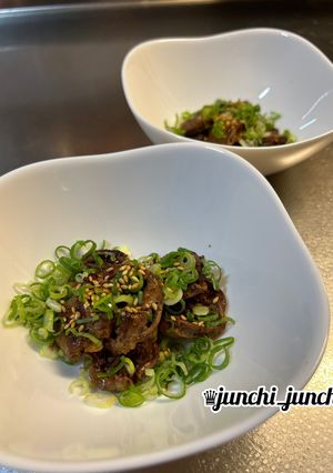 ♡鶏心臓♡ネギだくポン酢焼き♡-レシピのメイン写真