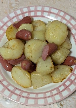 簡単★ポテト＆ソーセージのコンソメ炒め-レシピのメイン写真
