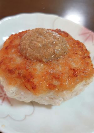 鶏胸ひき肉と豆腐のハンバーグ-レシピのメイン写真