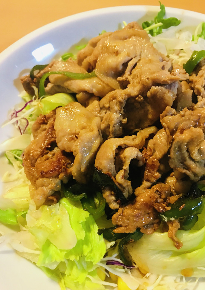 豚こまぎれ肉とピーマンの白だし塩炒め-レシピのメイン写真