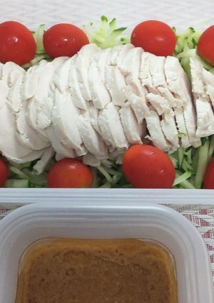 ふんわりやわらか♪棒々鶏(お弁当)-レシピのメイン写真