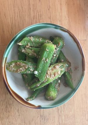 おくらの胡麻和え-レシピのメイン写真