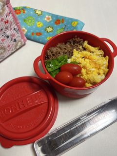 そぼろ弁当-レシピのメイン写真