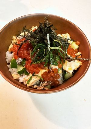 シャケ親子丼-レシピのメイン写真