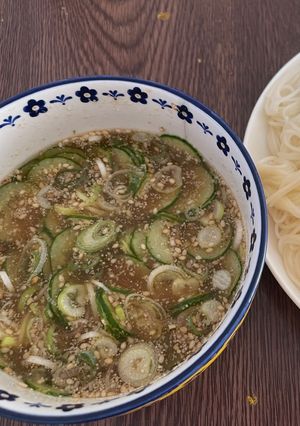 そうめんに！きゅうりのごまみそだれ-レシピのメイン写真