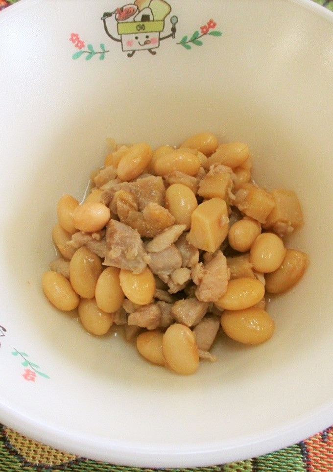 【学校給食】大豆と鶏肉の中華炒め-レシピのメイン写真