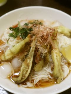 焼きナスそうめん-レシピのメイン写真