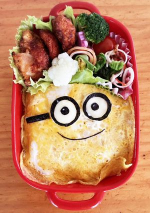 簡単！ミニオン♡和風お弁当-レシピのメイン写真