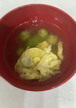 オクラのスープ-レシピのメイン写真