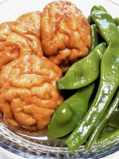 厚揚げ豆腐といんげん豆の染み染み煮♡-レシピのメイン写真
