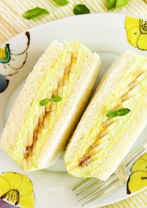 アボカドチーズクリームのバナナサンド-レシピのメイン写真