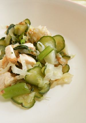 小松菜とささみのサラダ☆給食メニュー-レシピのメイン写真