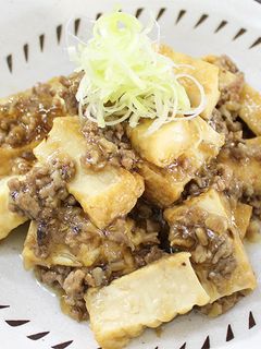 ご飯がすすむ!厚揚げのそぼろあんかけ-レシピのメイン写真