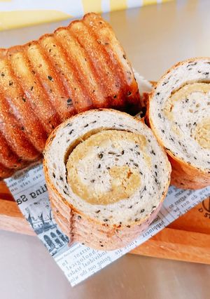 絶品！さつまいもと栗のミニラウンド食パン-レシピのメイン写真