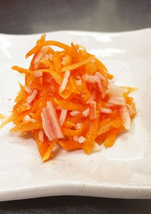 人参とカニカマの酢の物-レシピのメイン写真