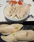 電子レンジで鶏むね肉ハム塩レモン味
