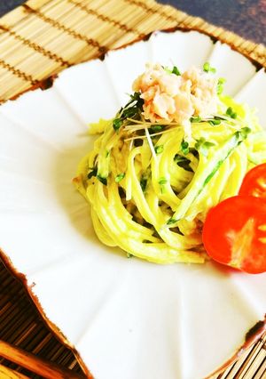 柚子香るアボカドクリームサラダパスタ-レシピのメイン写真