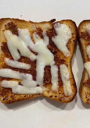 食べムラ幼児に!ピザトースト!-レシピのメイン写真