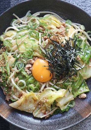 キャベツのジャージャー麵-レシピのメイン写真