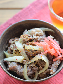つゆだくの牛丼-レシピのメイン写真