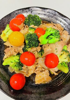 豚肉とブロッコリーのオイスターソース炒め-レシピのメイン写真