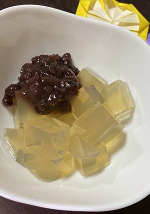 よもぎ風味寒天-レシピのメイン写真