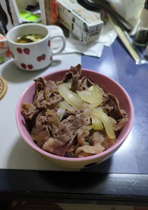 牛丼-レシピのメイン写真