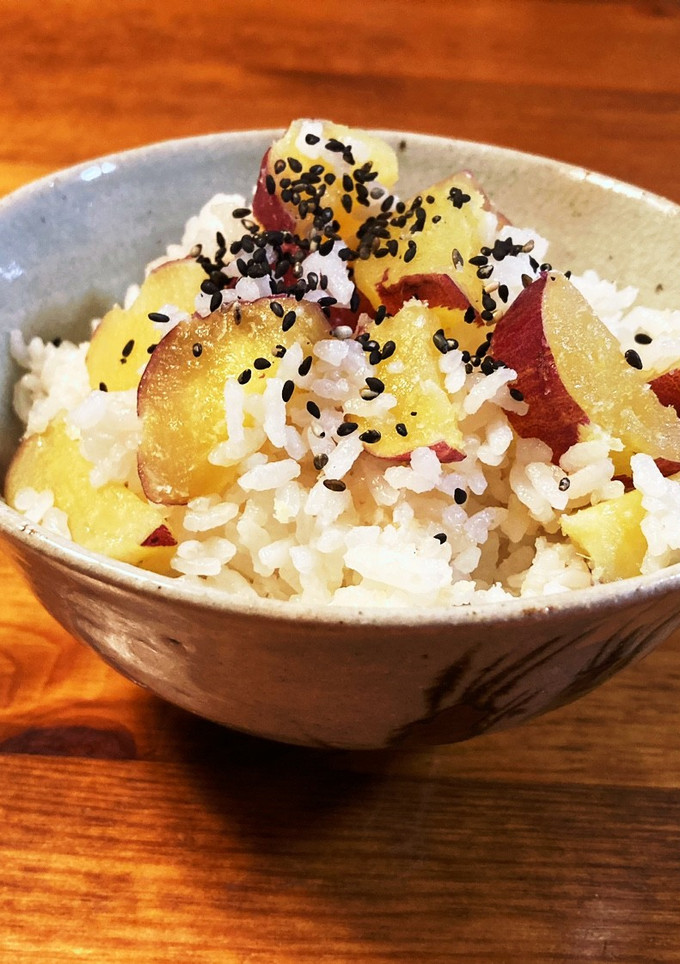 白だしで簡単さつまいもご飯♡-レシピのメイン写真