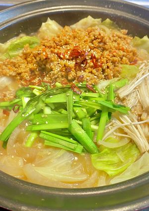 鍋つゆ不要！10分で！簡単旨辛坦々鍋-レシピのメイン写真