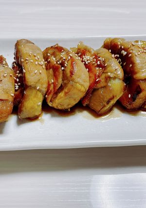 白ナスの肉巻き-レシピのメイン写真