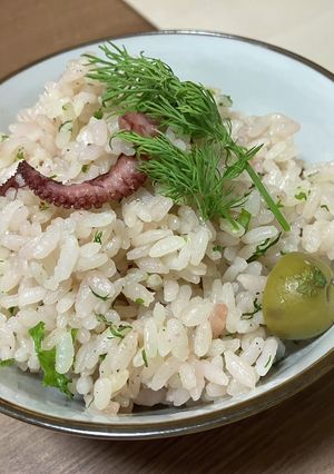 タコとレモンとオリーブの炊き込みご飯-レシピのメイン写真