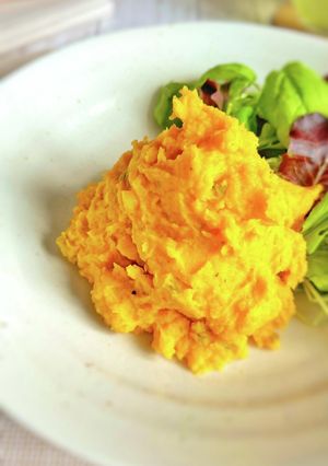 ワンパンかぼちゃサラダ-レシピのメイン写真