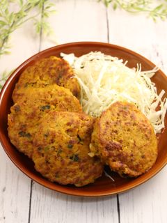 簡単!かぼちゃハンバーグ-レシピのメイン写真