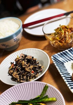 【余計に煮て】ひじきの煮物サラダ【簡単】-レシピのメイン写真